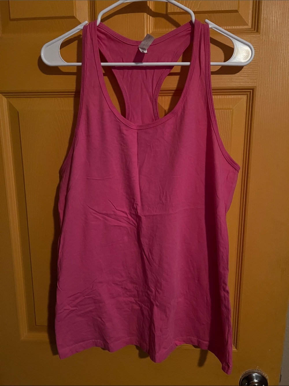 2XL HOT PINK BELLA CANVAS RACERBACK TANK TOP NWOT